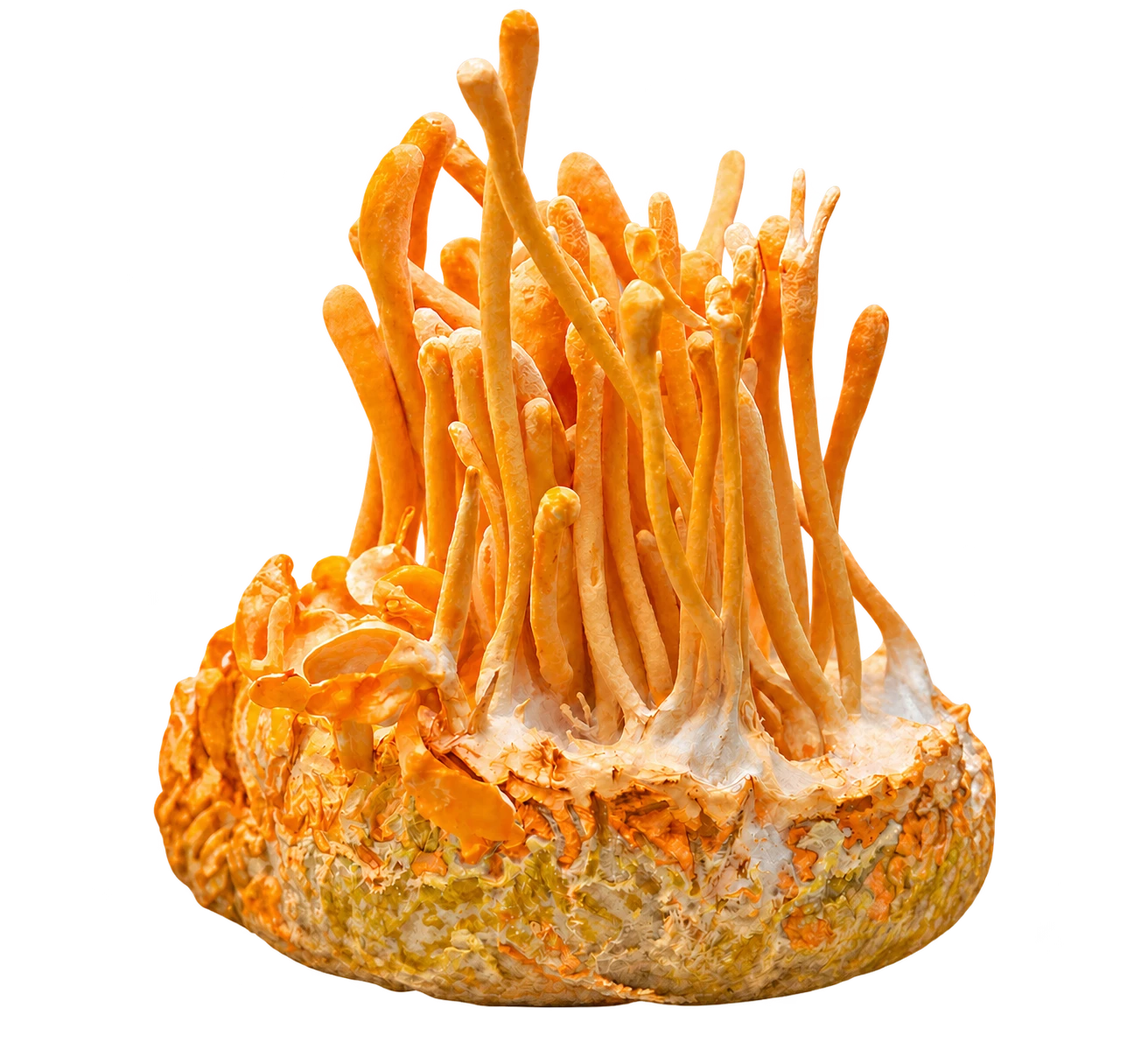 Cordyceps militaris fruiting bodies